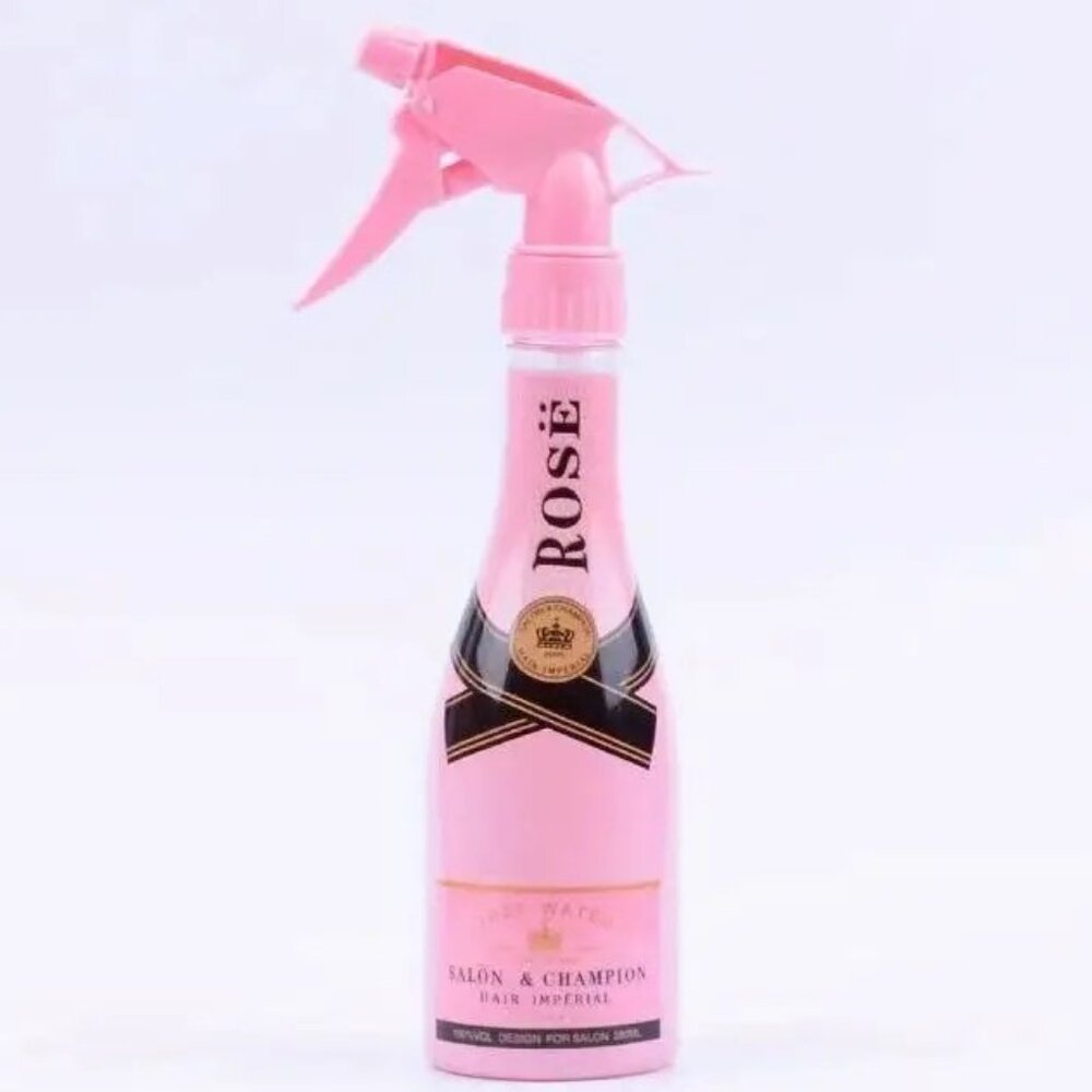 NWT  Champagne Design Empty Plastic Spray Bottle Refillable PINK